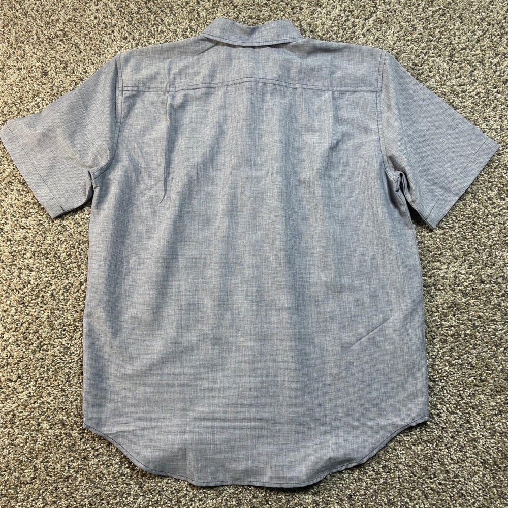 Orvis Mens M Short Sleeve Button Down Shirt 2 Pack Blue Grey Classic Collection‎ - Picture 8 of 9